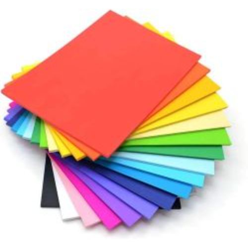 Chart Paper Thick, Mix Colour (Pack of 50 Sheet)